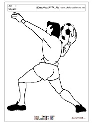Futbol boyama sayfaları